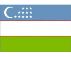 vlajka UZBEKISTÁN