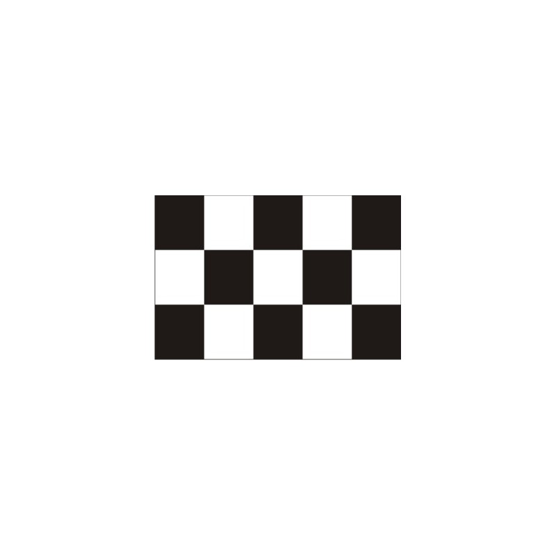 vlajka STARTOVACÍ - šachovnice