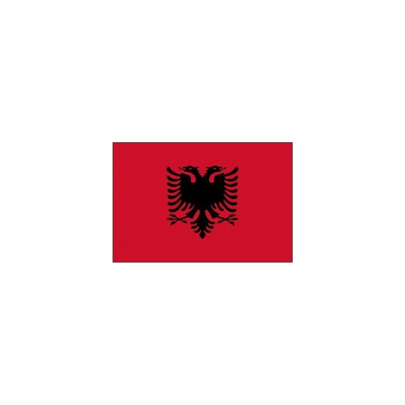 vlajka ALBÁNIE